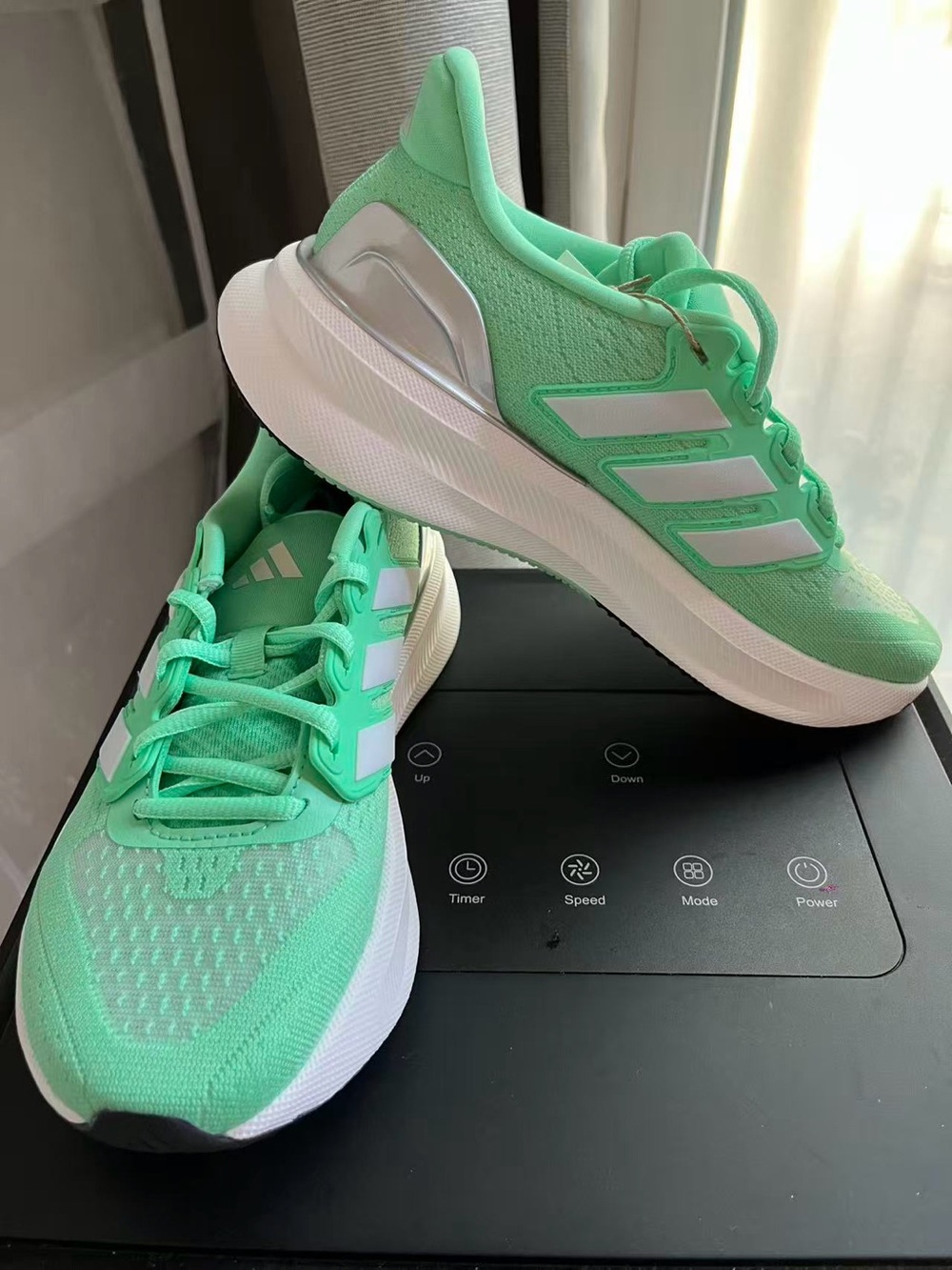 adidas Mint Green Women's Athletic Running Shoes